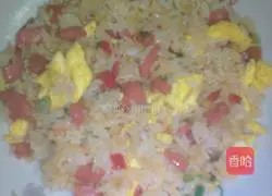 Illustration of how to make egg fried rice 6