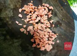 Illustration of how to make colorful pepper fried rice 10