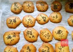 Illustration of how to make egg white sesame crispbread 7