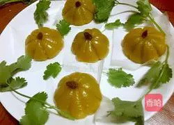 Illustration of how to make steamed pumpkin cake 14