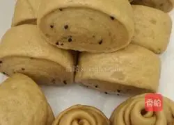 Illustration of how to make black sesame and brown sugar steamed buns 6