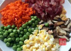 Illustration of how to make braised sausage rice (rice cooker version) 2