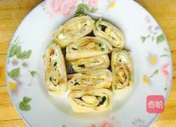 Egg Roll Illustration of how to make cakes 8