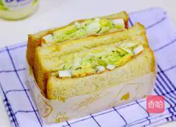 Illustration of how to make marshmallow sandwich 14