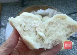 Illustration of how to make steamed buns (mixed fermentation and one proofing) 21