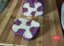 Illustration of how to make checkerboard steamed buns 4