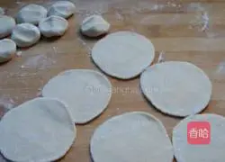 Illustration of how to make pork and celery dumplings 9