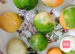 Illustration of how to make colorful dumplings 8