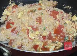 Tomato Fried Rice Illustration of how to do it 10