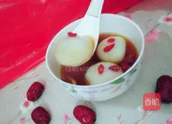 Illustration of how to make red dates and wolfberry glutinous rice balls 13