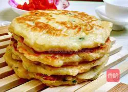 Illustration of how to make soy milk dregs cake 9