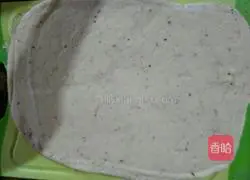 Illustration of how to make purple sweet potato two-color steamed buns 5