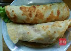 Illustration of how to make egg-filled pancakes 5