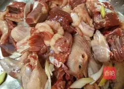 Illustration of how to make pigeon rice 1