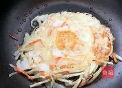 Potato shredded egg pancake recipe 10