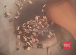 Mushroom Fried Rice Recipe Illustration 2