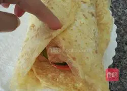 Egg Skin Buns Illustration of how to make a sandwich 14