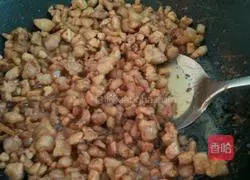 Illustration of how to make fennel and diced meat pancakes 8