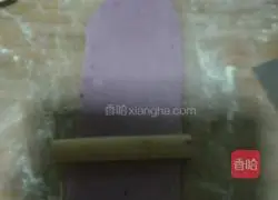 Illustration of how to make purple sweet potato buns 2