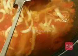 Illustration of home-style soup noodles 14