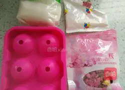 Sakura Suixingen Cake (This is my first tutorial, please let me know if there are any shortcomings) Advice!) Illustration of how to do it 1