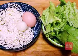 Illustration of how to make clear soup noodles 1