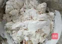 Illustration of how to make pork and cabbage dumplings 1