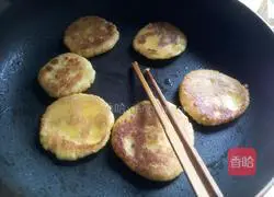 Illustration of how to make pan-fried pumpkin cake 6