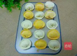 Illustration of how to make gold and silver ingot dumplings 11