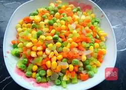 Rainbow Fried Rice Recipe Illustration 7