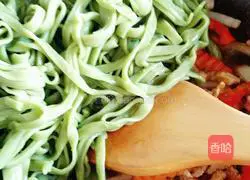 Illustration of how to make fried noodles 13