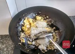 Kuaishou Mushroom and Egg Fried Rice Recipe Illustration 6