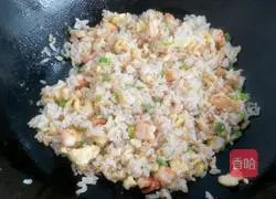 Assorted Shrimp and Egg Fried Rice Recipe Illustration 8