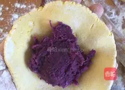 Pumpkin and Purple Sweet Potato Steamed Buns Recipe Illustration 8