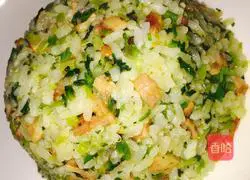 Garlic and Celery Fried Rice Recipe Illustration 10