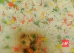 Illustration of how to make fried rice with mixed vegetables 7
