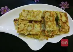 Vegetable egg pancake recipe 9
