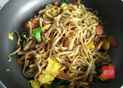 Illustration of how to make fried noodles 15