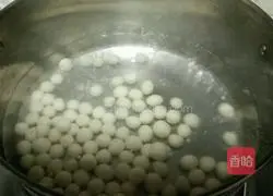 Rice wine pearls Illustration of making glutinous rice balls 8