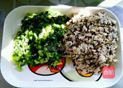 Illustration of how to make big meat dumplings with mushrooms and vegetables 5