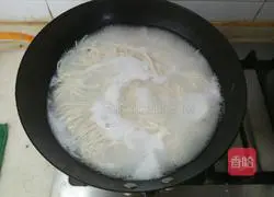 Illustration of how to make scallion oil noodles 4