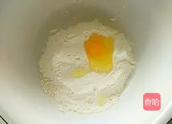 Illustration of how to make potato and pork dumplings 1