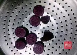 Illustration of how to make purple potato and osmanthus glutinous rice balls 2