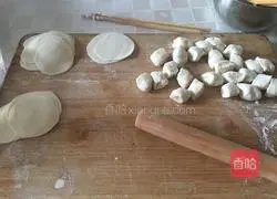 Illustration of how to make pork and celery dumplings 5