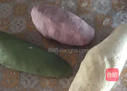 Illustration of how to make natural colored milk steamed buns 2