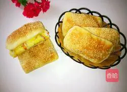 Illustration of how to make long sesame cakes 17