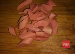 Illustration of how to make egg and vegetable fried rice 3