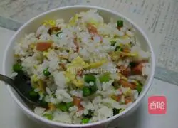 Illustration of how to make egg fried rice 6