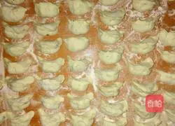 Illustration of making mushroom dumplings 4