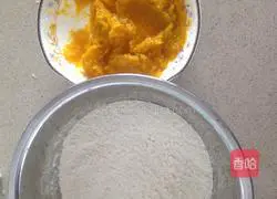 Pumpkin Rose Illustration of how to make flower steamed buns 2